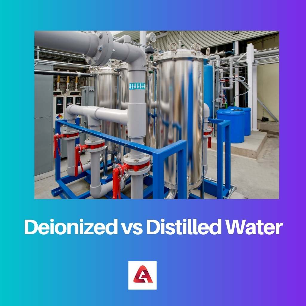 Deionized vs Distilled Water