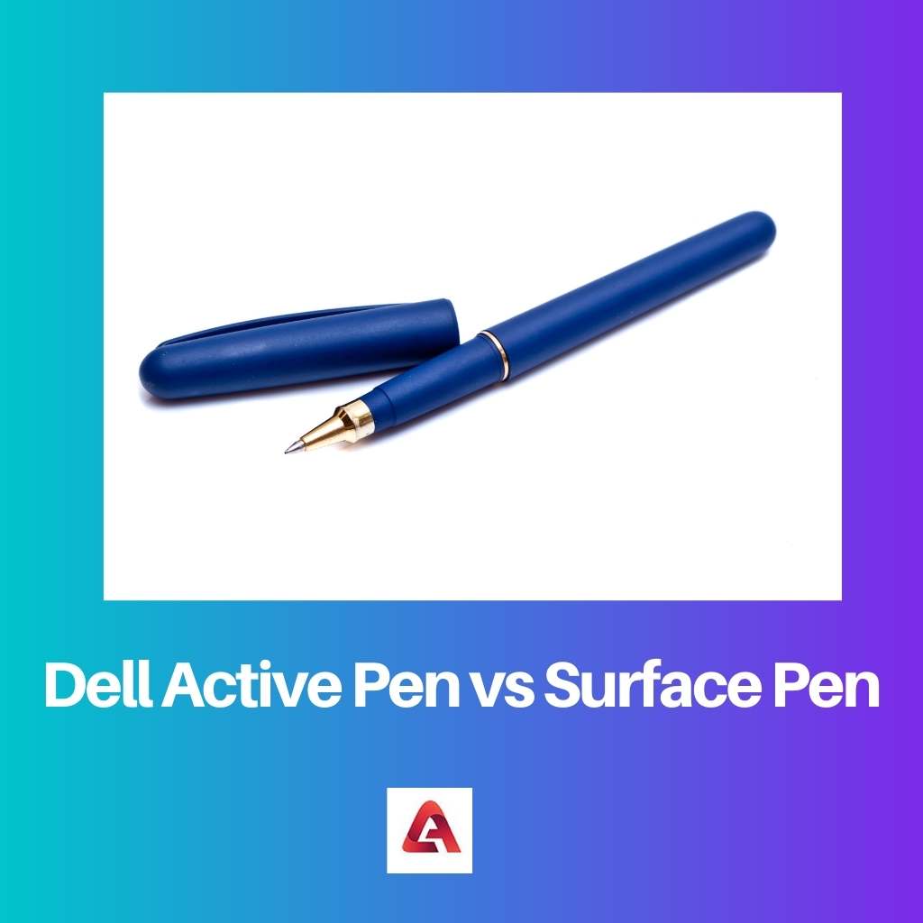 Dell Active Pen vs Surface Pen