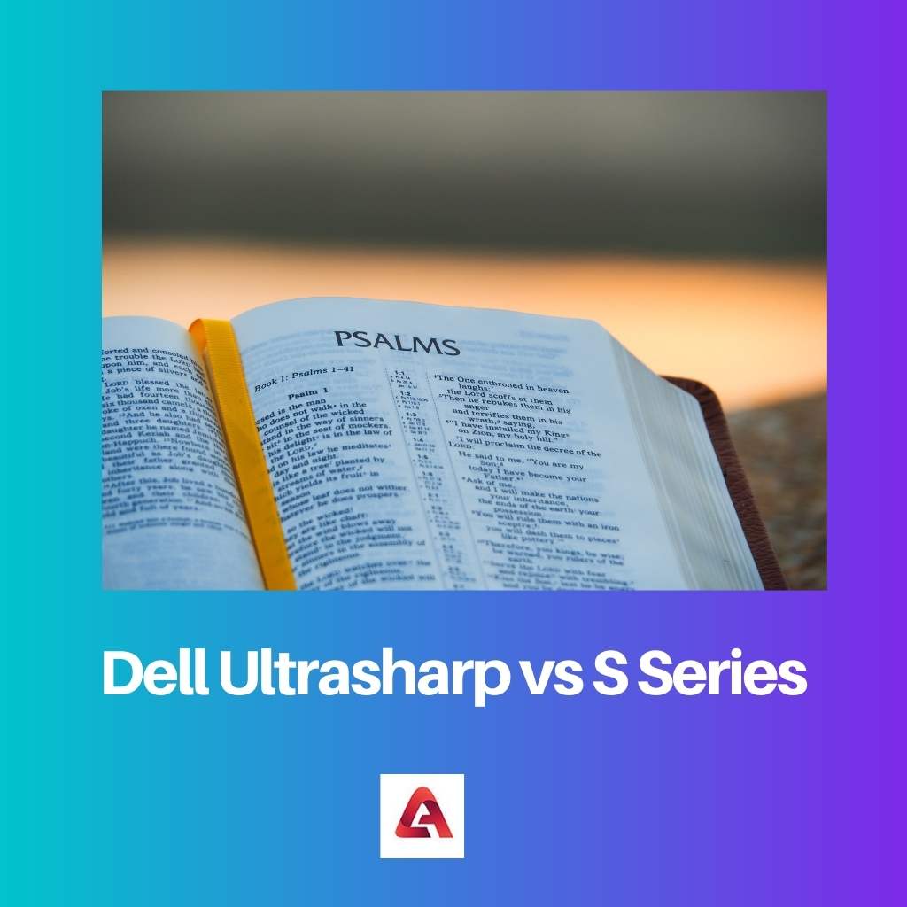 Dell Ultrasharp vs S Series 1