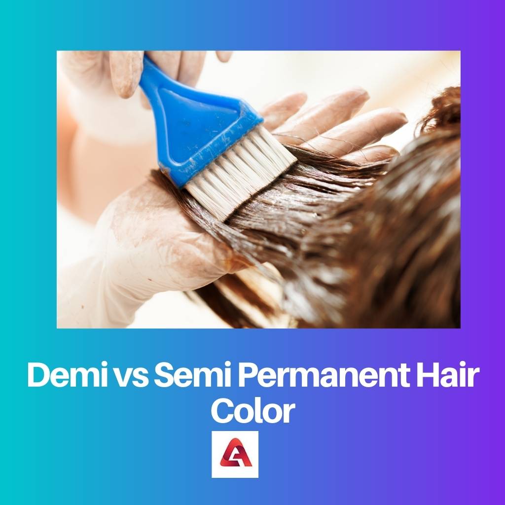 Demi vs Semi Permanent Hair Color