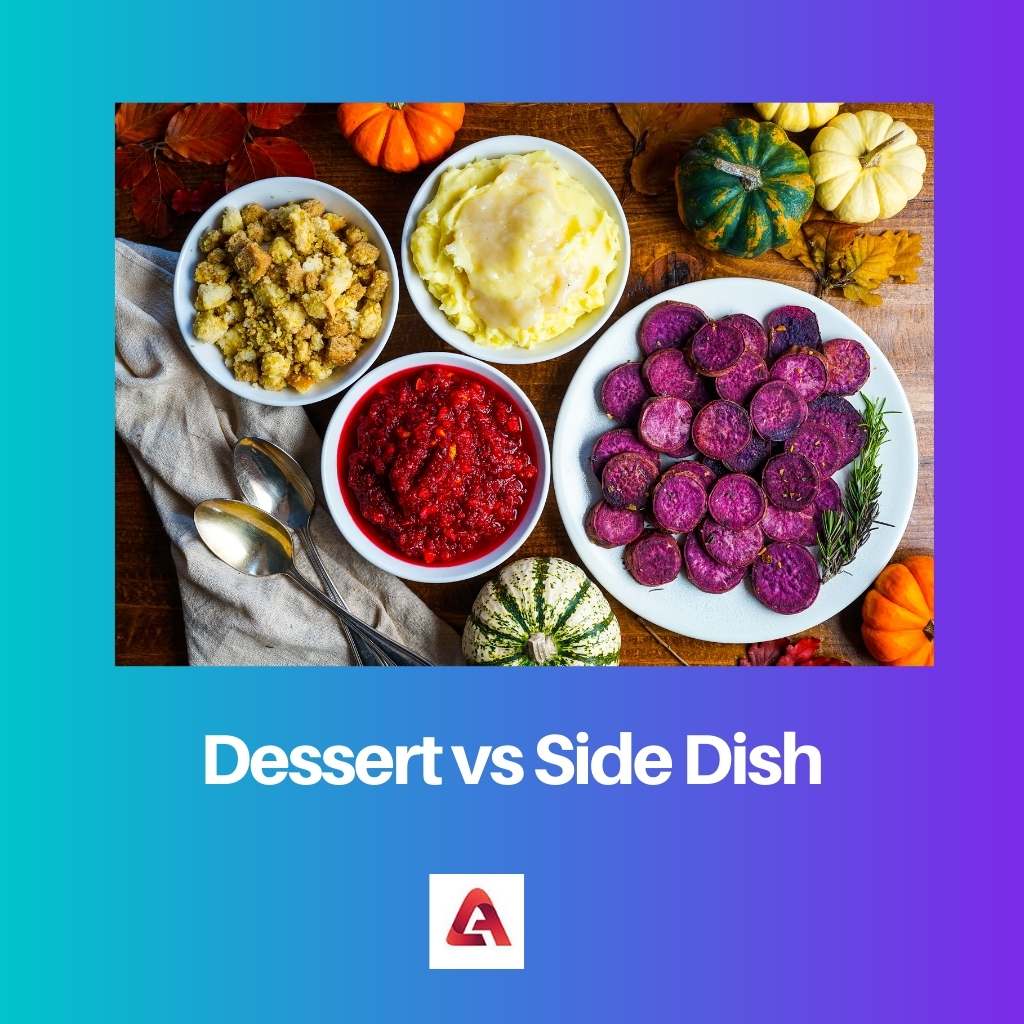 Dessert vs Side Dish