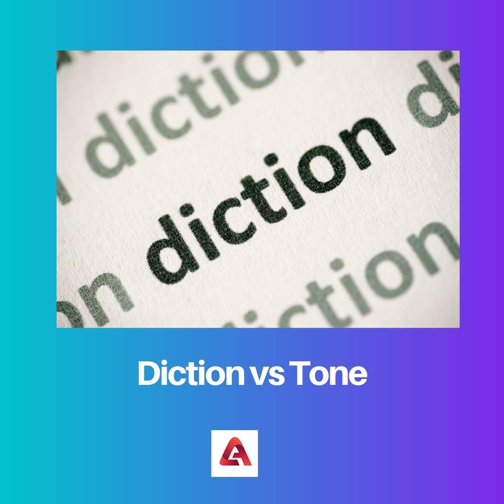 Diction vs Tone