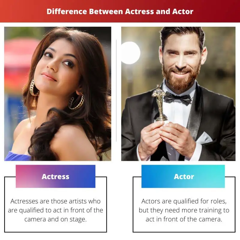 Difference Between Actress and Actor