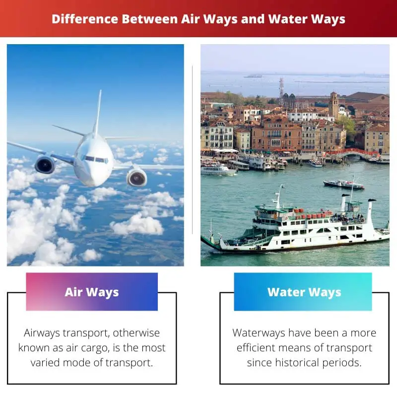 Difference Between Air Ways and Water Ways