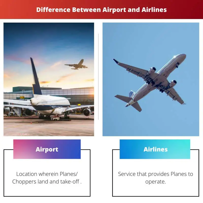 Difference Between Airport and Airlines