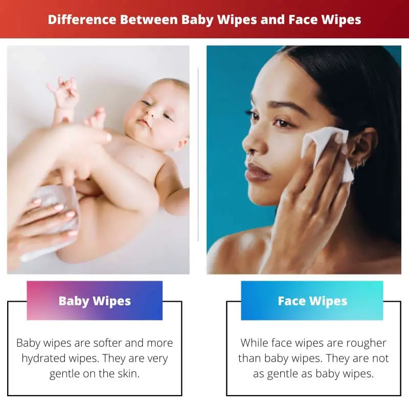 Difference Between Baby Wipes and Face Wipes
