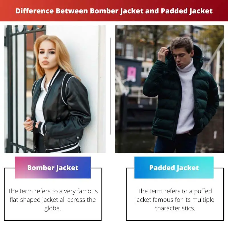Difference Between Bomber Jacket and Padded Jacket