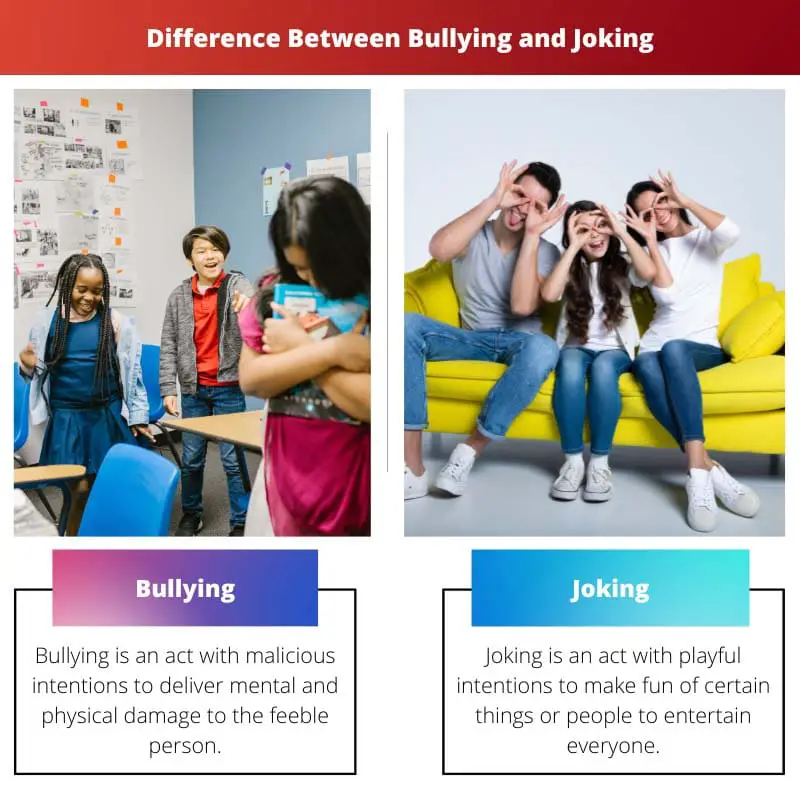 Difference Between Bullying and Joking