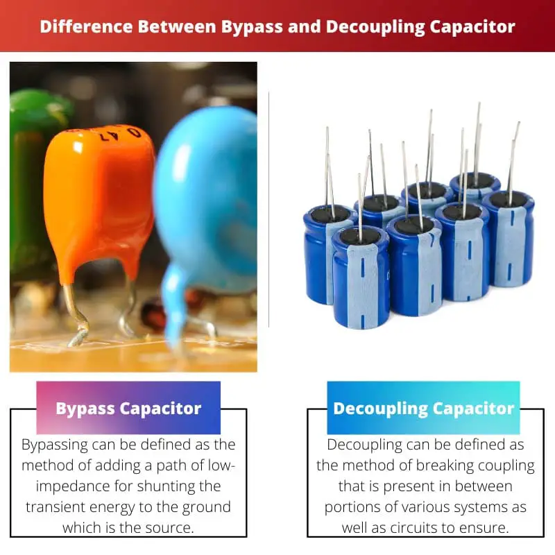 Difference Between Bypass and Decoupling Capacitor