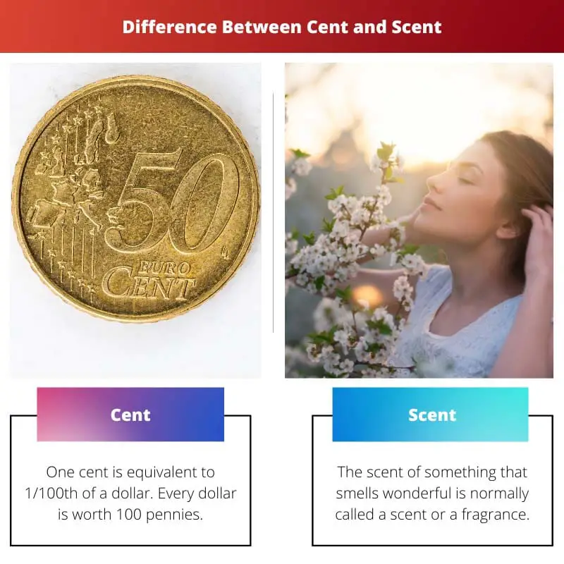 Difference Between Cent and Scent