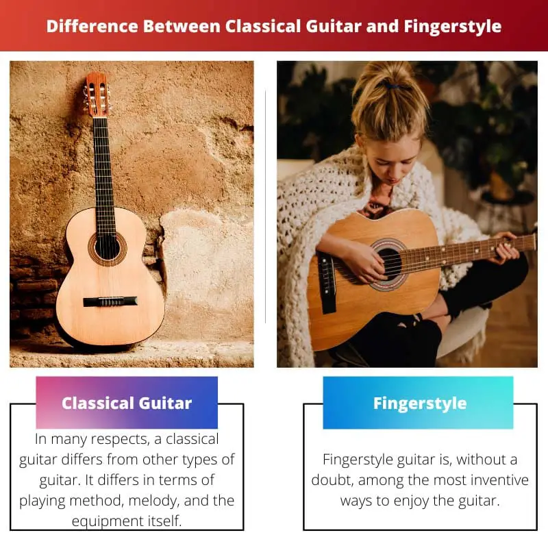 Difference Between Classical Guitar and Fingerstyle