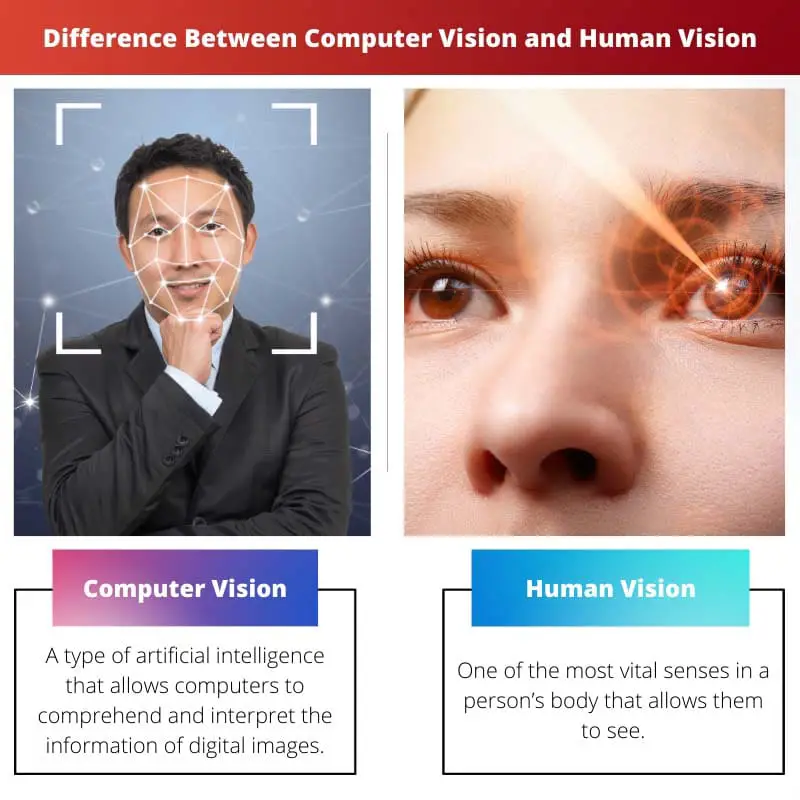 Difference Between Computer Vision and Human Vision