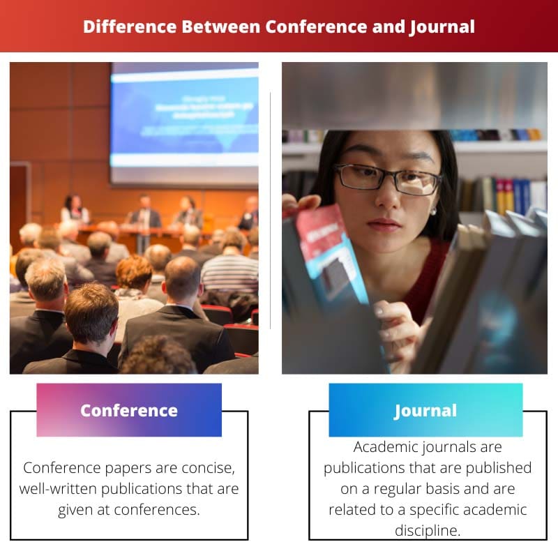 Difference Between Conference and Journal