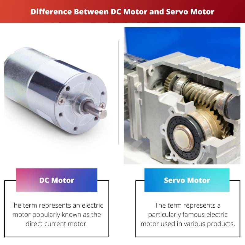 Difference Between DC Motor and Servo Motor