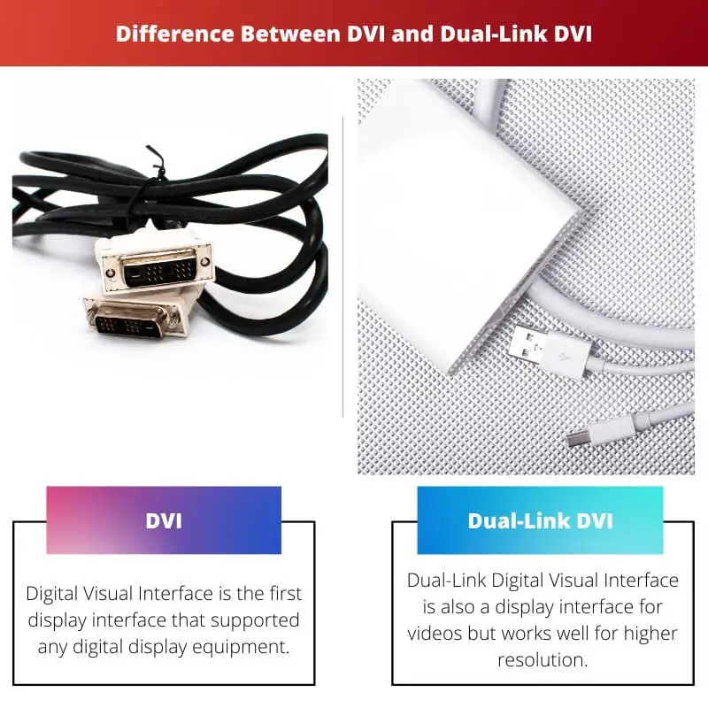 Difference Between DVI and Dual Link DVI