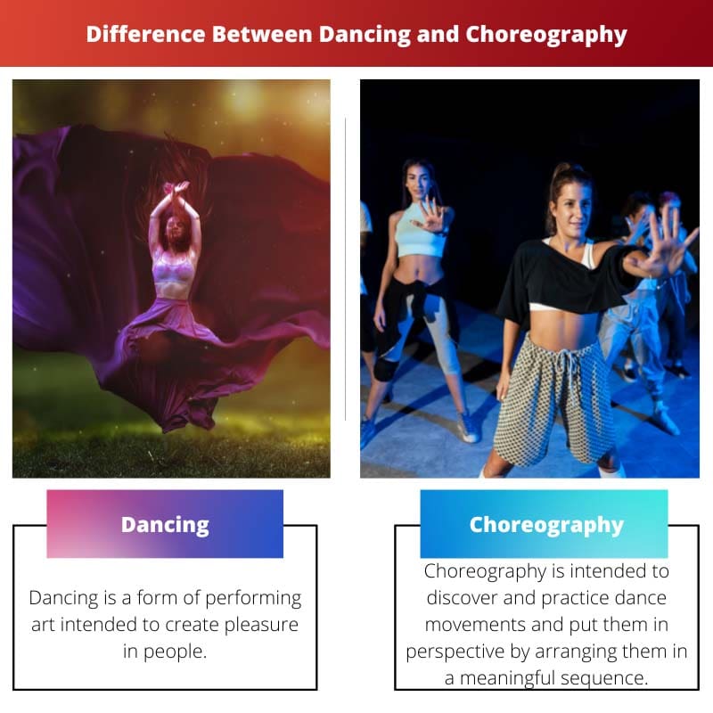 Difference Between Dancing and Choreography