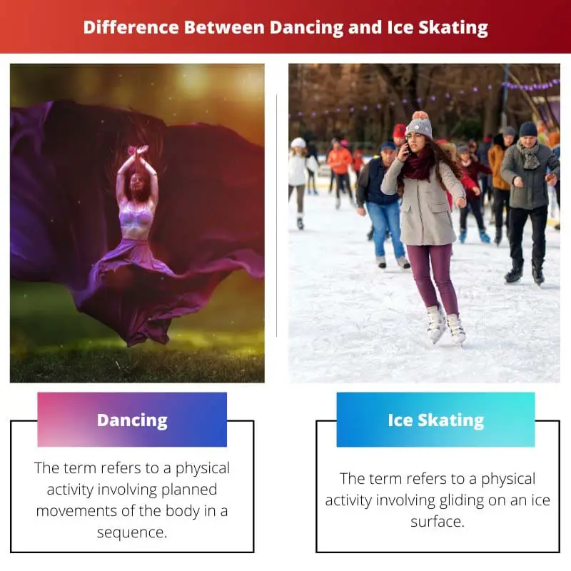 Difference Between Dancing and Ice Skating