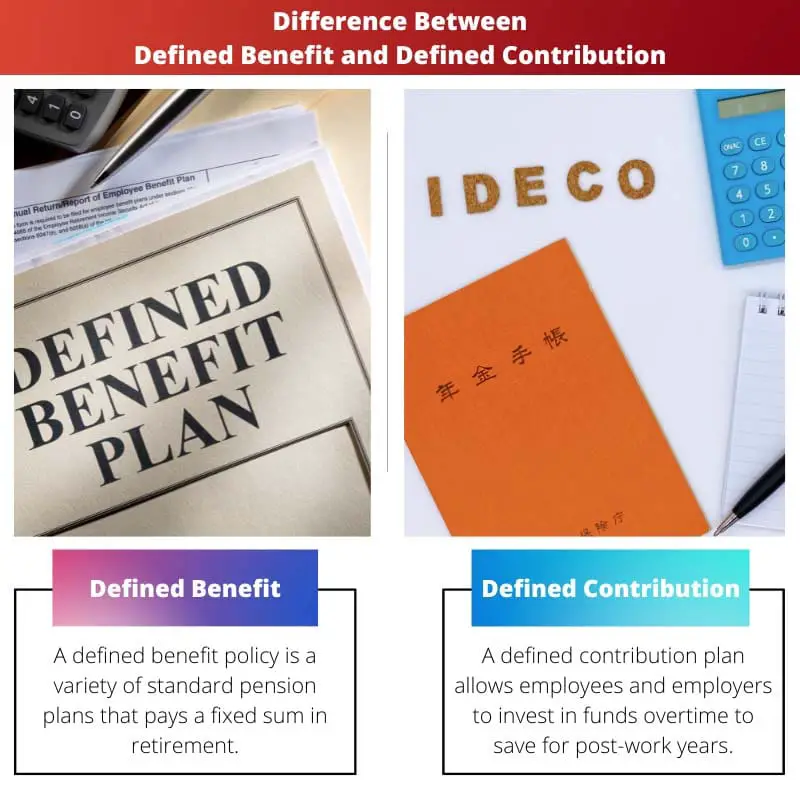 Difference Between Defined Benefit and Defined Contribution