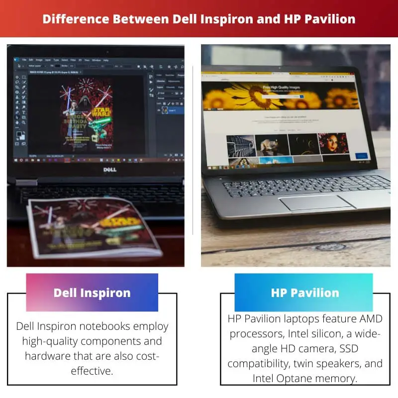 Difference Between Dell Inspiron and HP Pavilion
