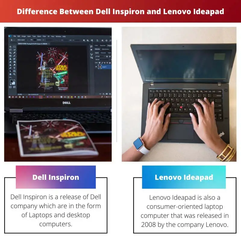 Difference Between Dell Inspiron and Lenovo Ideapad