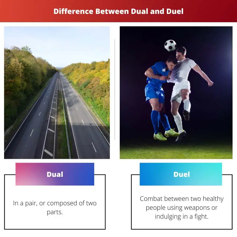 Difference Between Dual and Duel