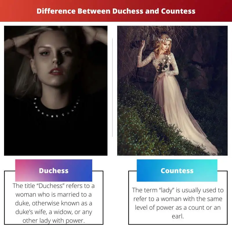 Difference Between Duchess and Countess
