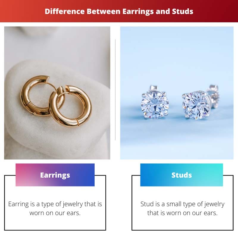 Difference Between Earrings and Studs