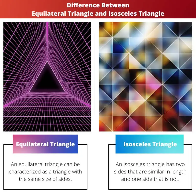 Difference Between Equilateral Triangle and Isosceles Triangle