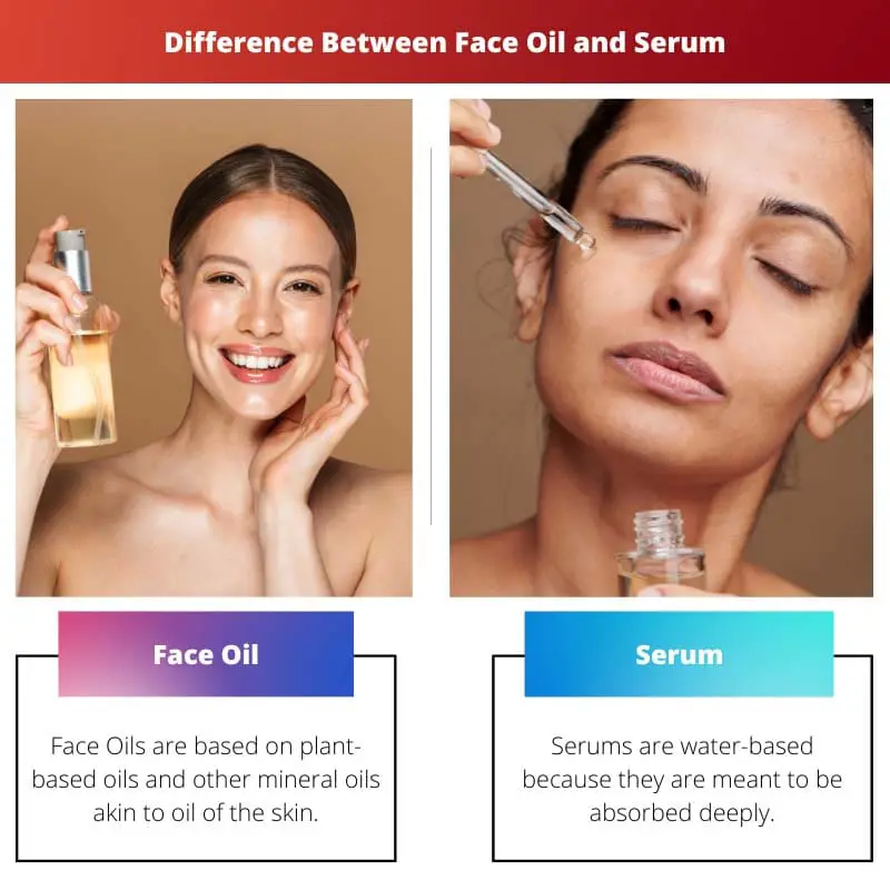 Difference Between Face Oil and Serum