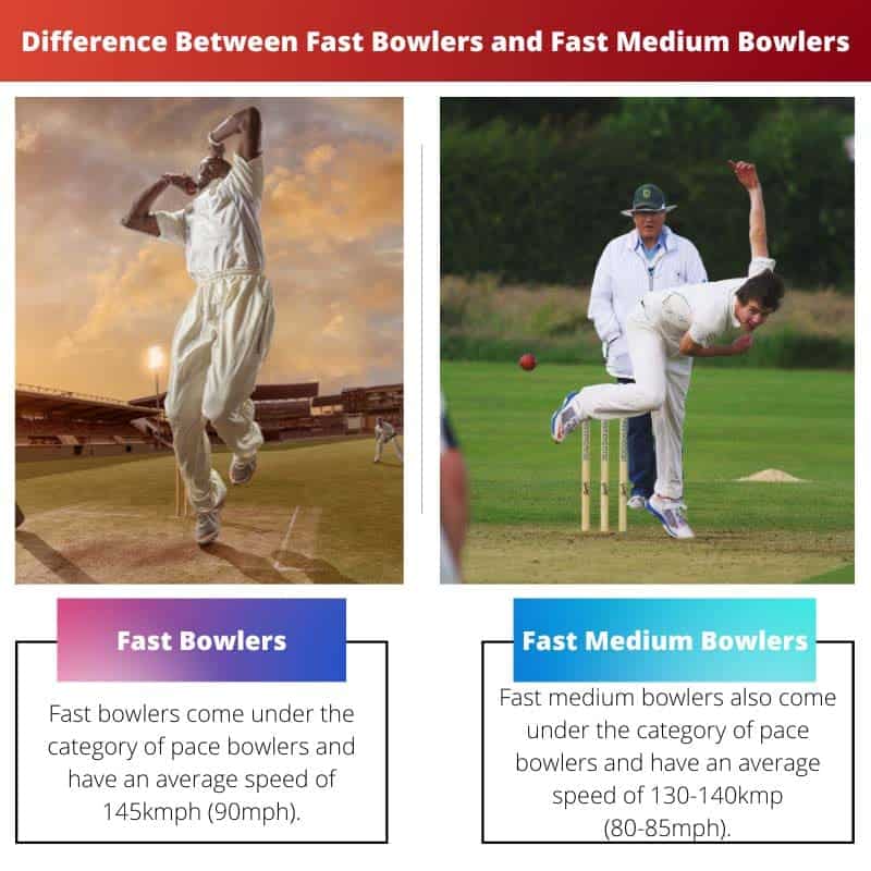 Fast Bowlers Vs Fast Medium Bowlers: Difference And Comparison