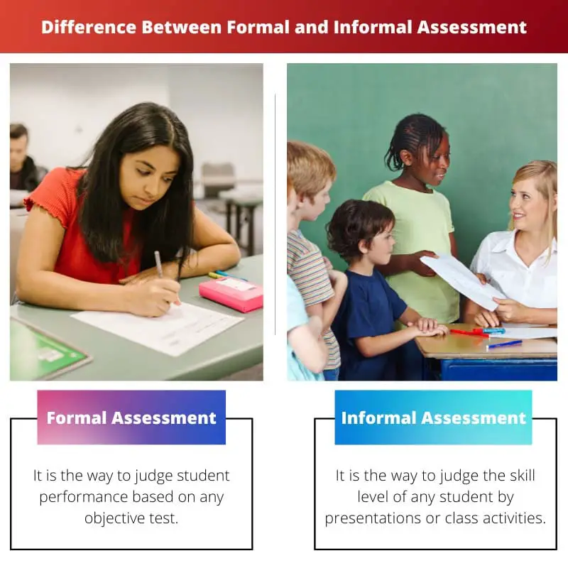 Difference Between Formal and Informal Assessment
