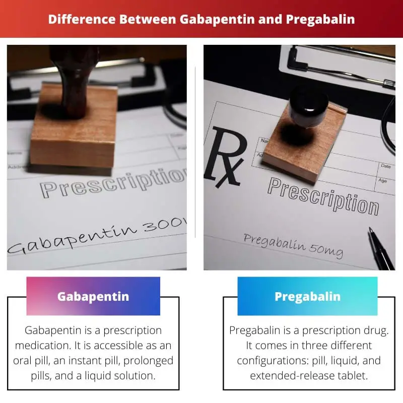 Difference Between Gabapentin and Pregabalin