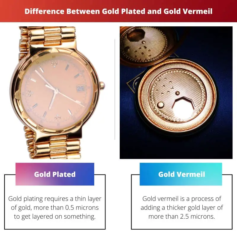 Difference Between Gold Plated and Gold Vermeil