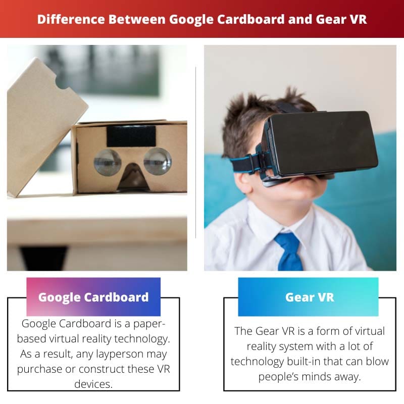 Difference Between Google Cardboard and Gear VR