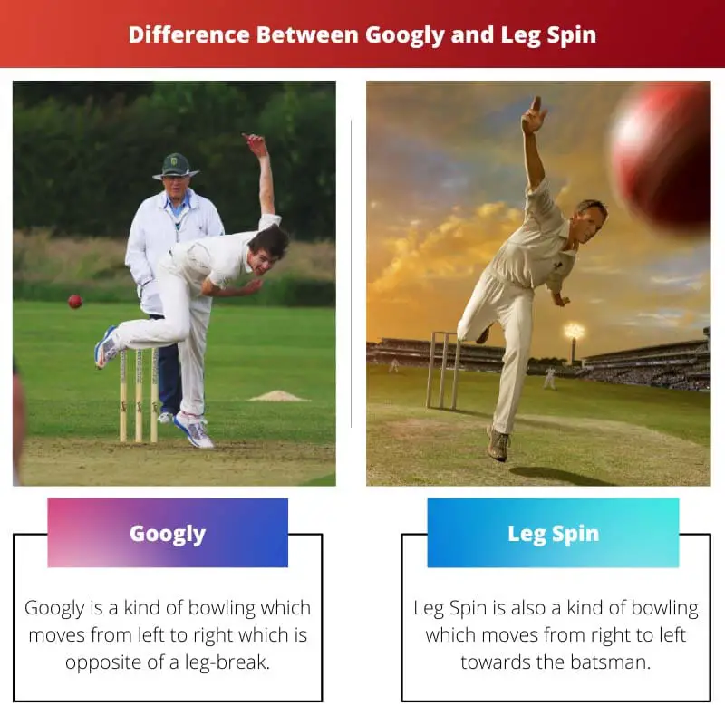 Difference Between Googly and Leg Spin