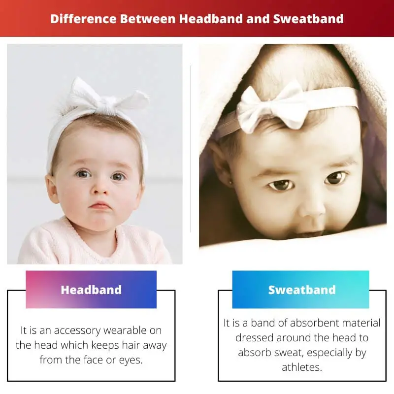 Difference Between Headband and Sweatband