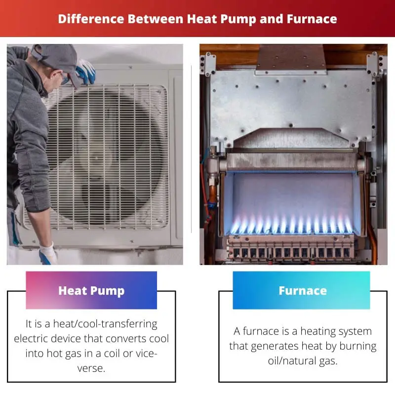 Difference Between Heat Pump and Furnace