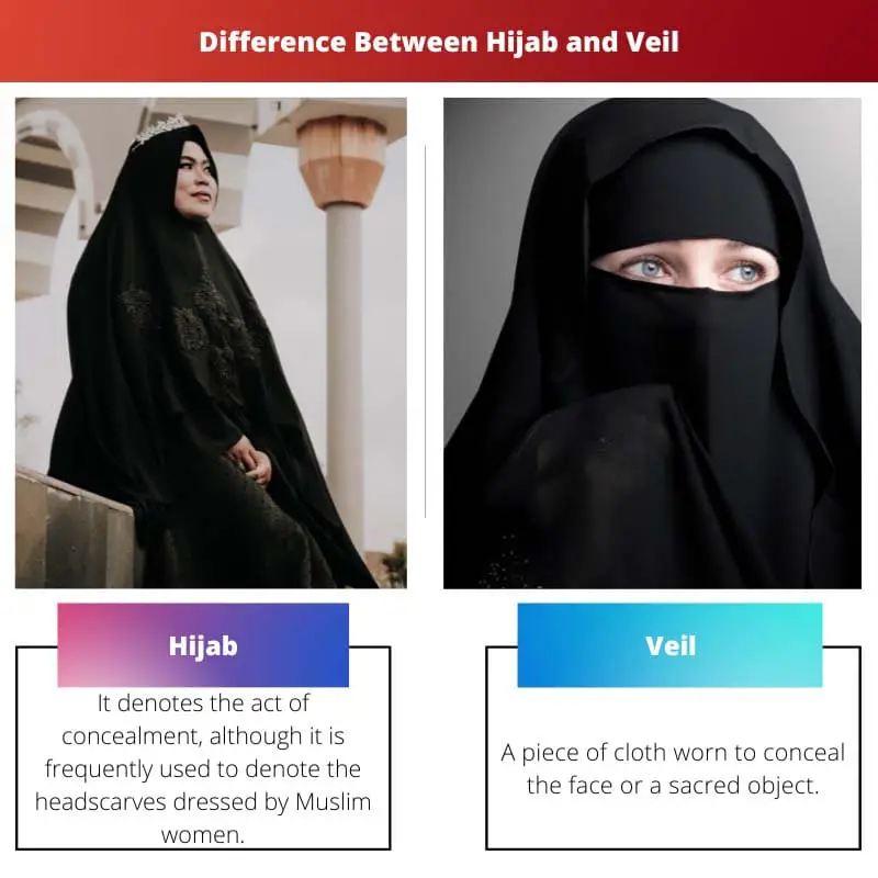 Difference Between Hijab and Veil