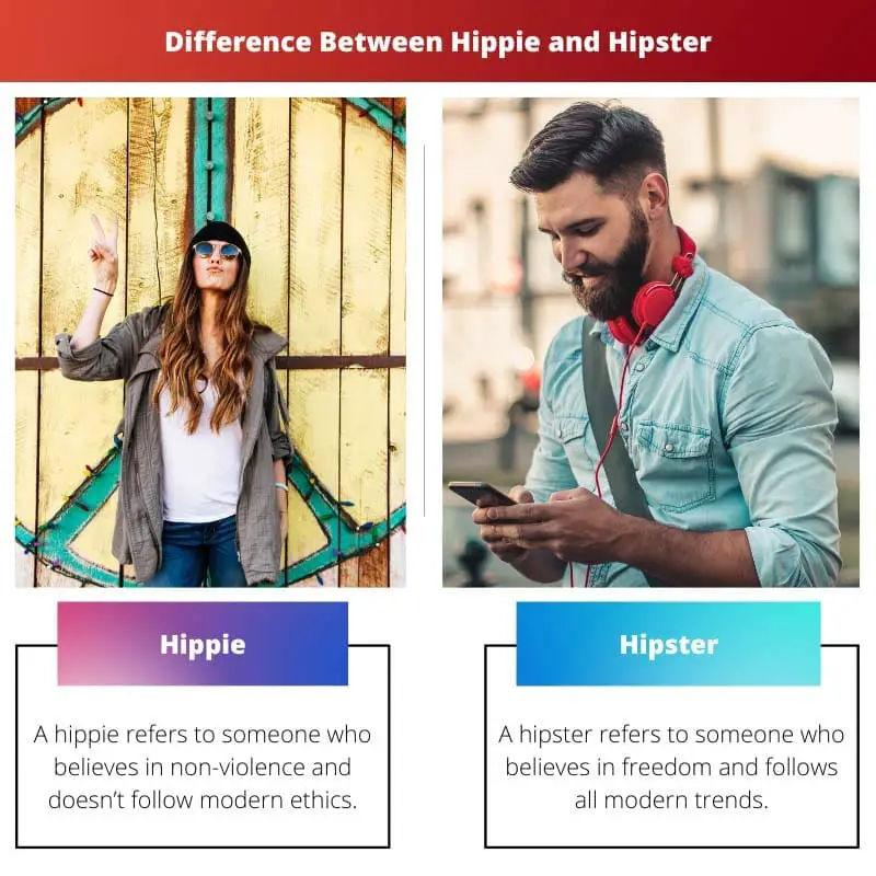 Difference Between Hippie and Hipster