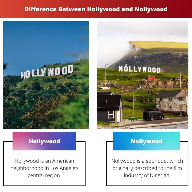 Difference Between Hollywood and Nollywood