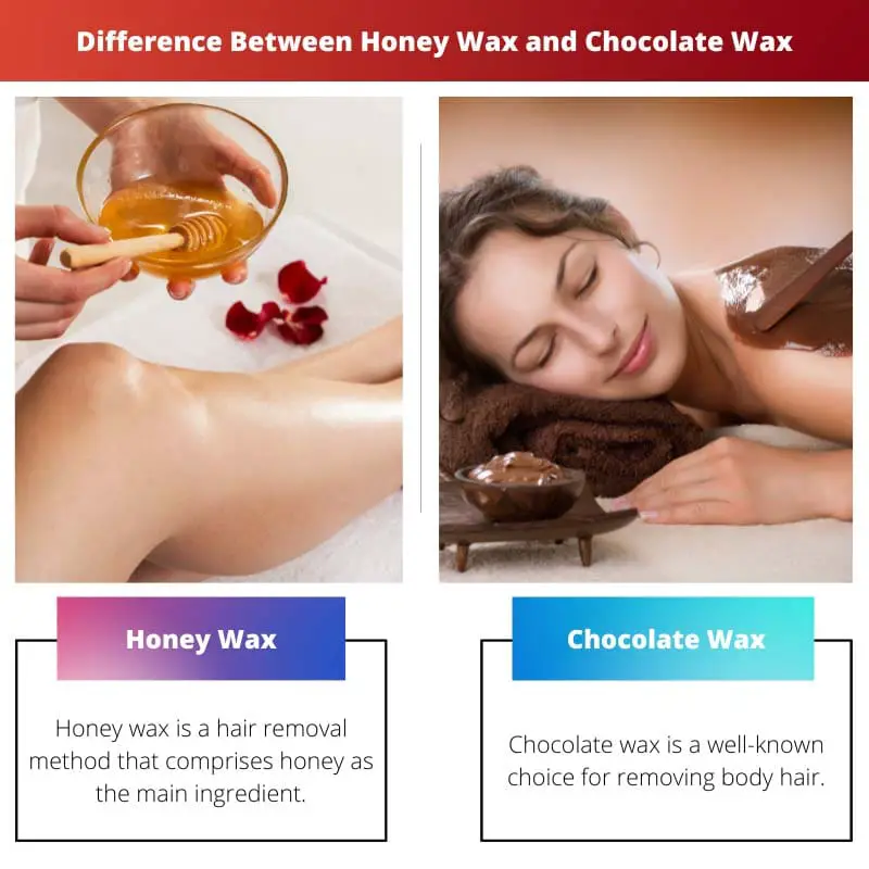 Difference Between Honey Wax and Chocolate