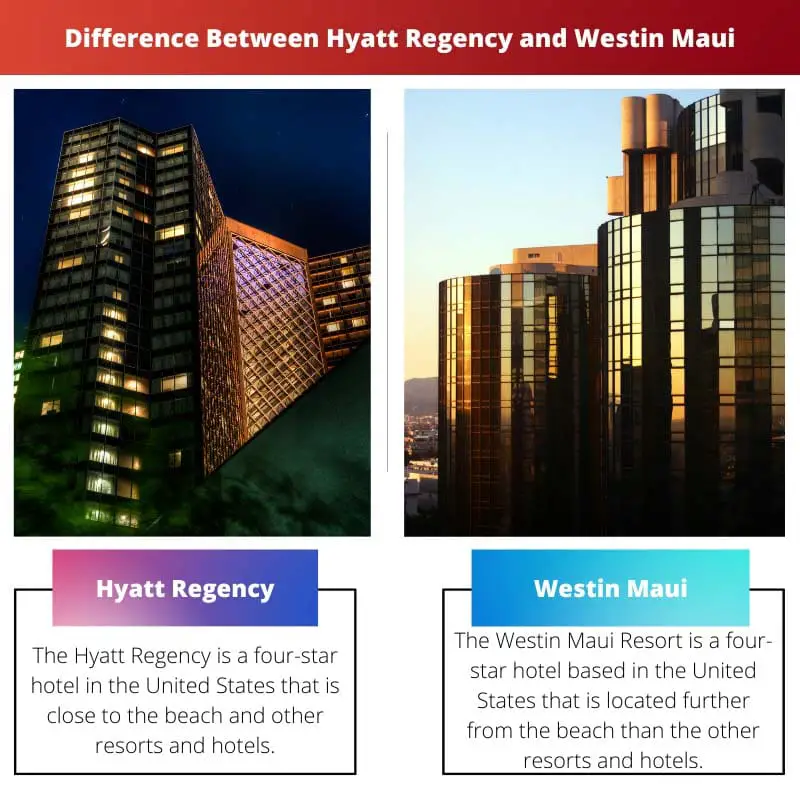 Difference Between Hyatt Regency and Westin Maui