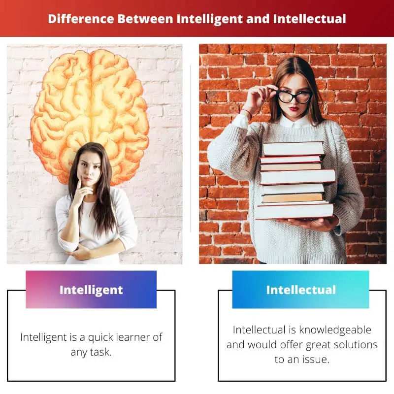Difference Between Intelligent and Intellectual