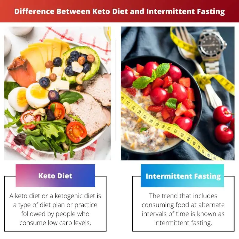 Difference Between Keto Diet and Intermittent Fasting