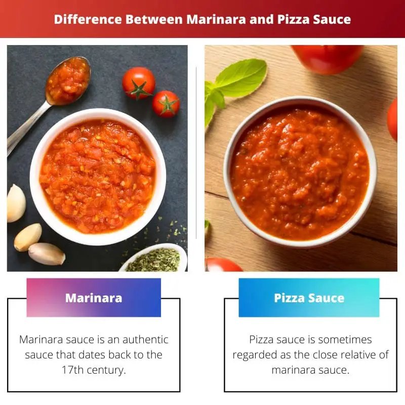 Difference Between Marinara and Pizza Sauce