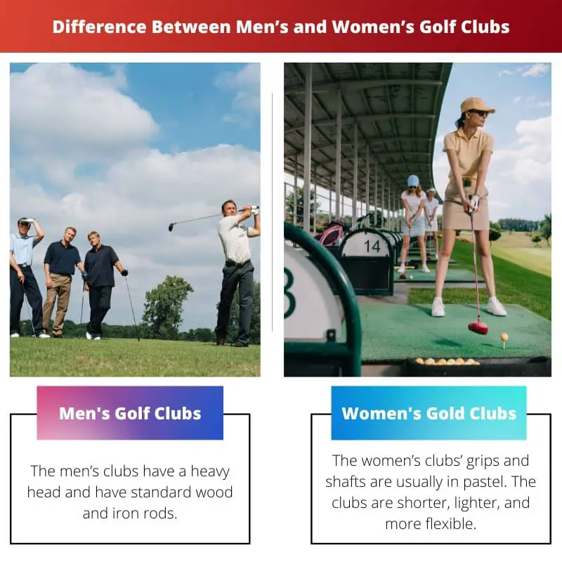 Difference Between Mens and Womens Golf Clubs