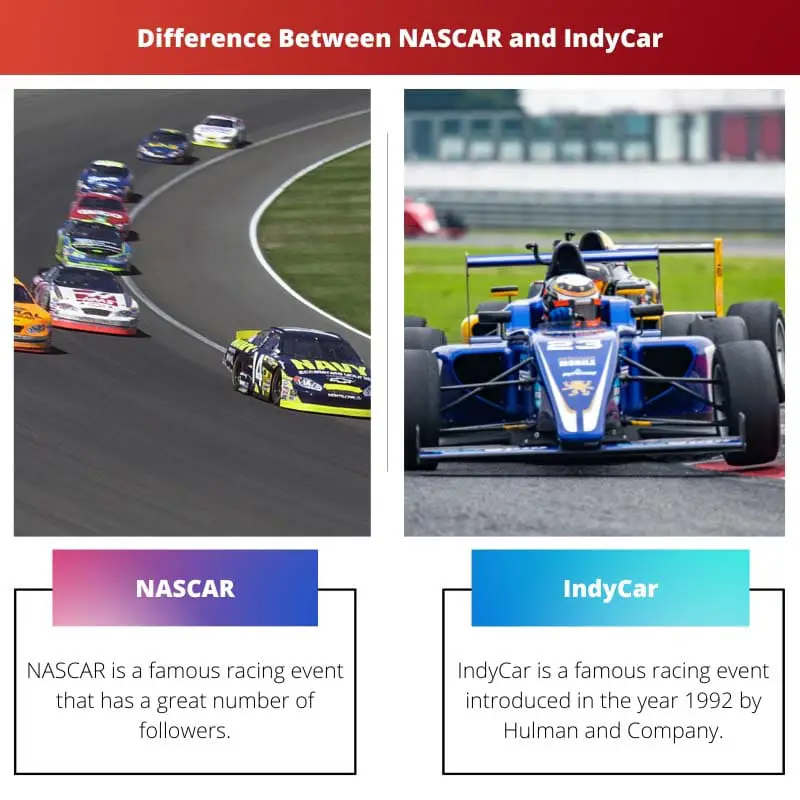 Difference Between NASCAR and IndyCar