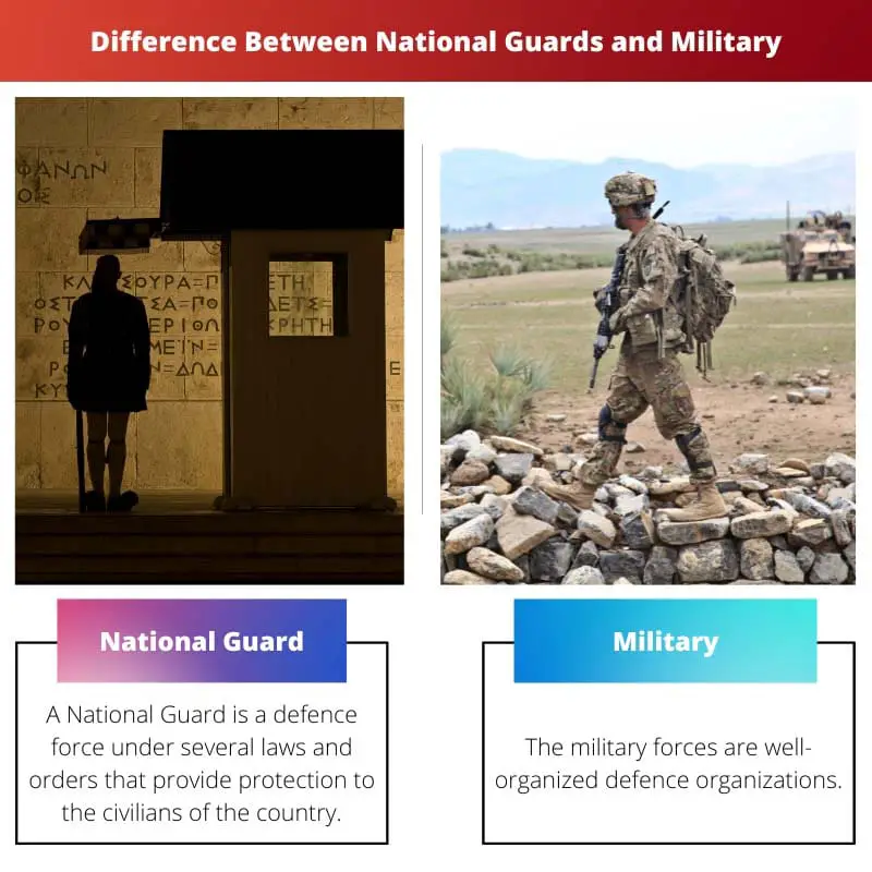 Difference Between National Guards and Military