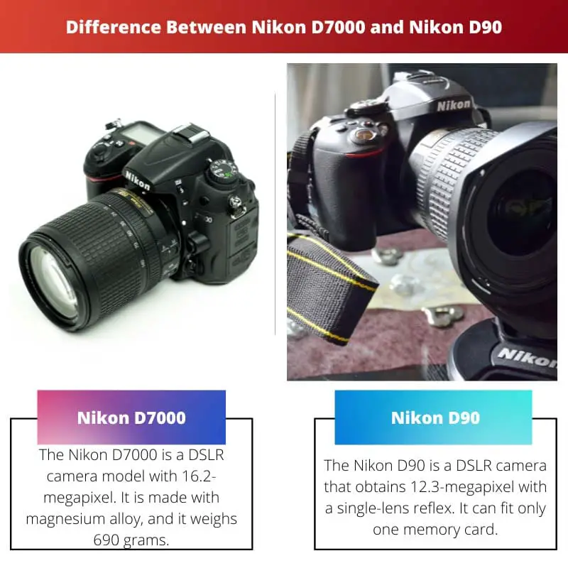 Difference Between Nikon D7000 and Nikon D90