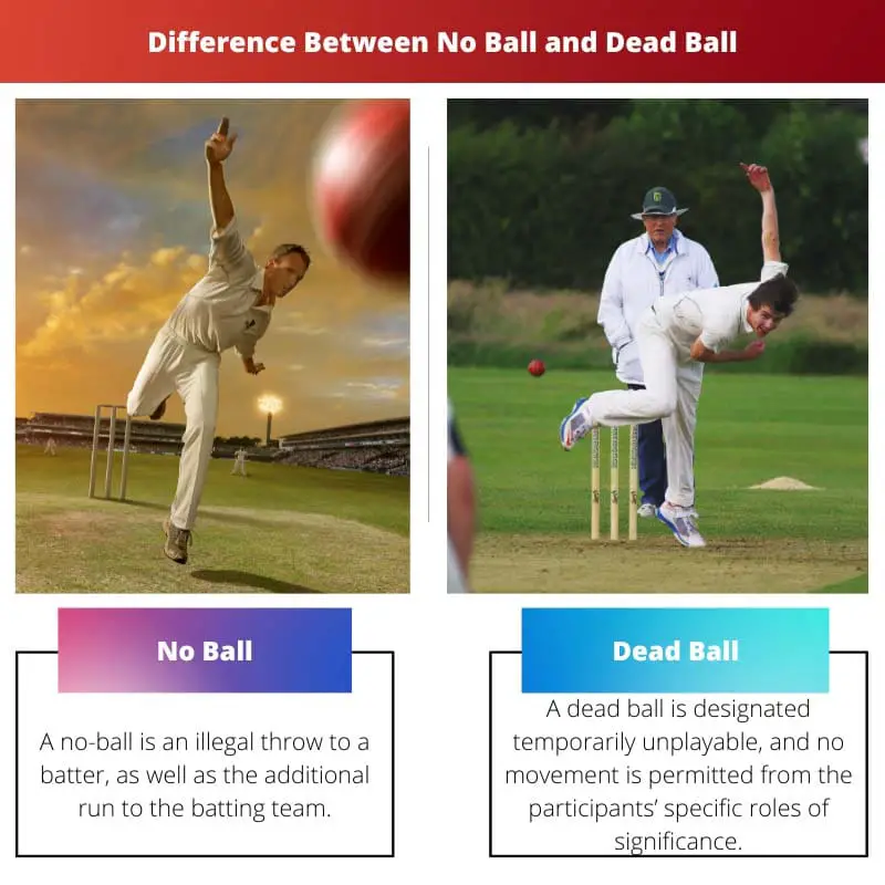 Difference Between No Ball and Dead Ball